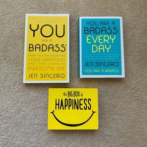 You are a Badass book bundle &  box of happiness
